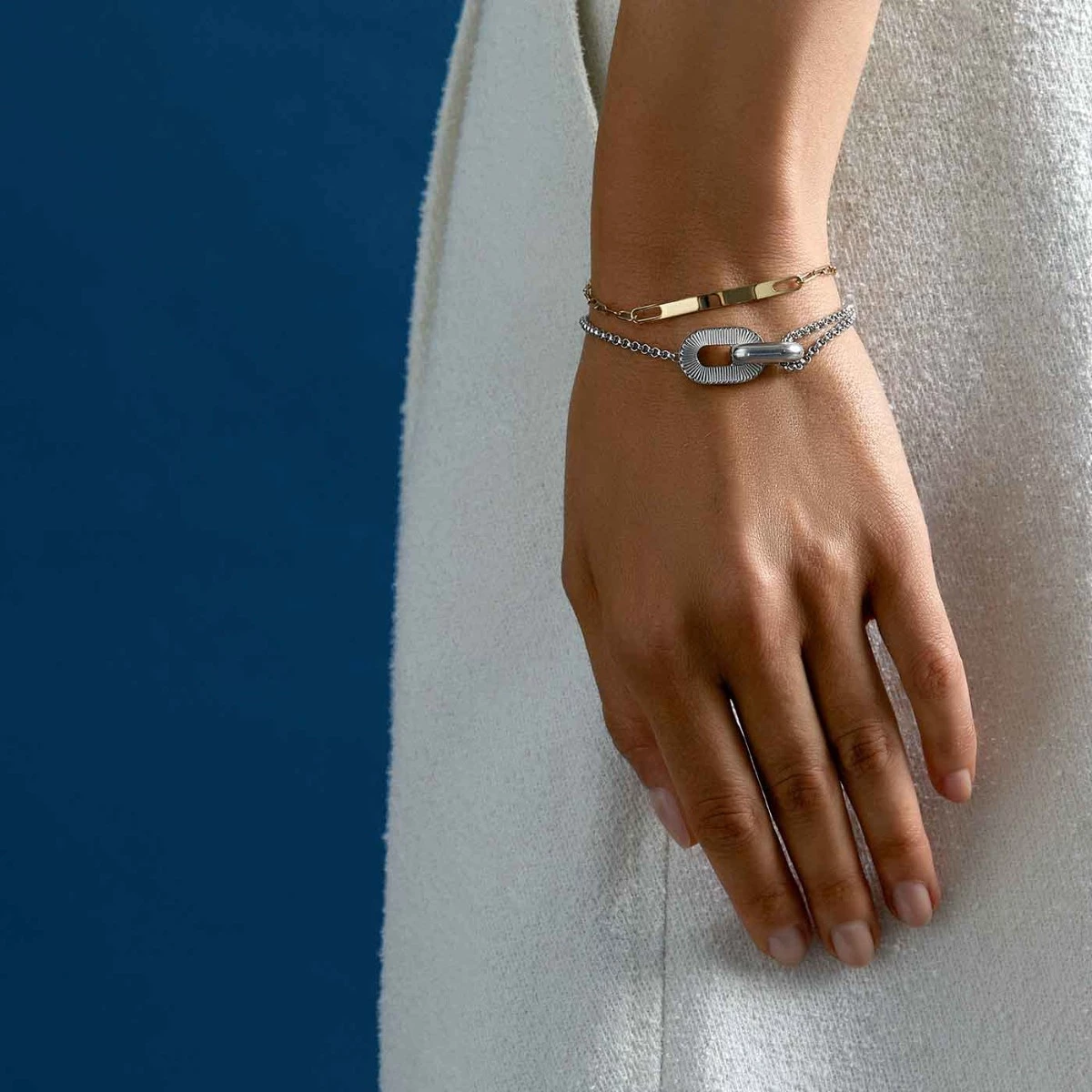 Bracelet Chaîne Thuya et Argent